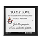 Puzzle 8" x 10" (Small) - To My Love
