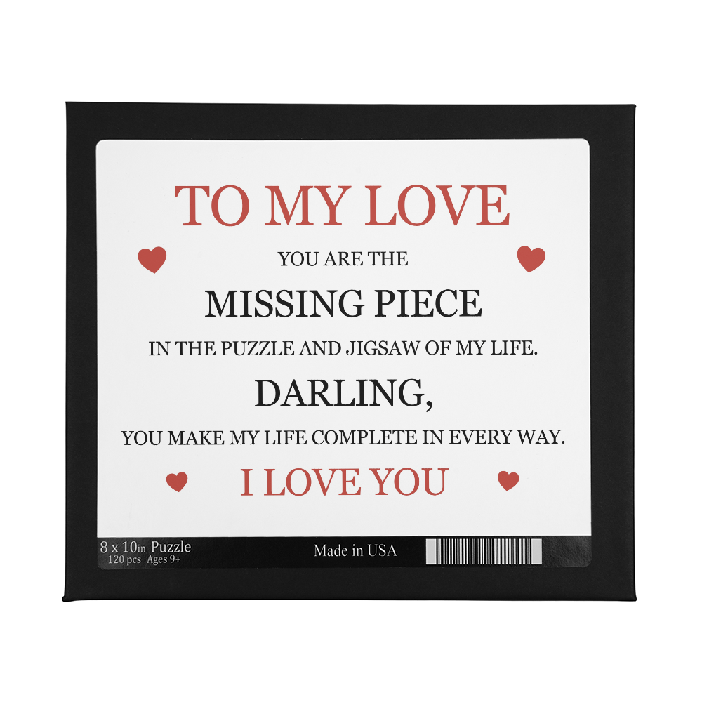 Puzzle 8" x 10" (Small) - To My Love Wife