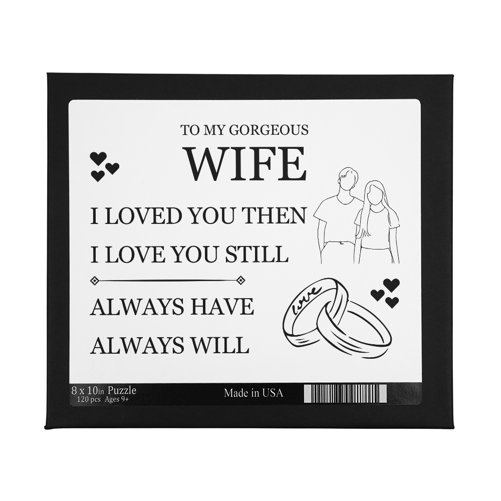 Puzzle 8" x 10" (Small) - To My Wife