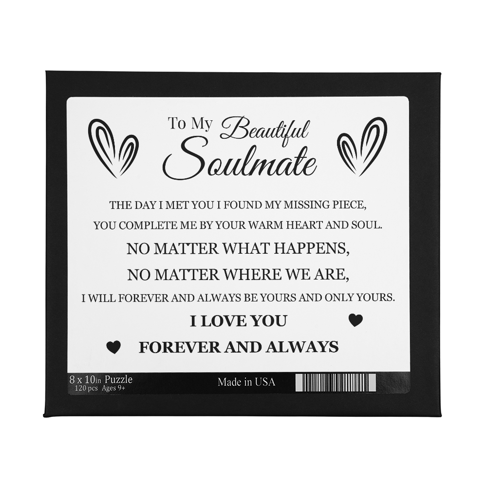 Puzzle 8" x 10" (Small) - To My Beautiful Soulmate