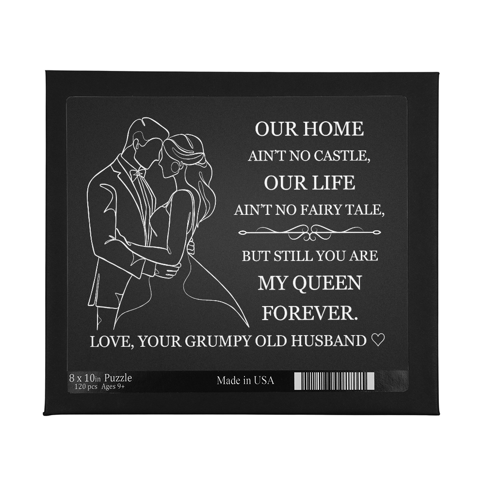 Jigsaw Puzzle 8" x 10" - "My Queen Forever"