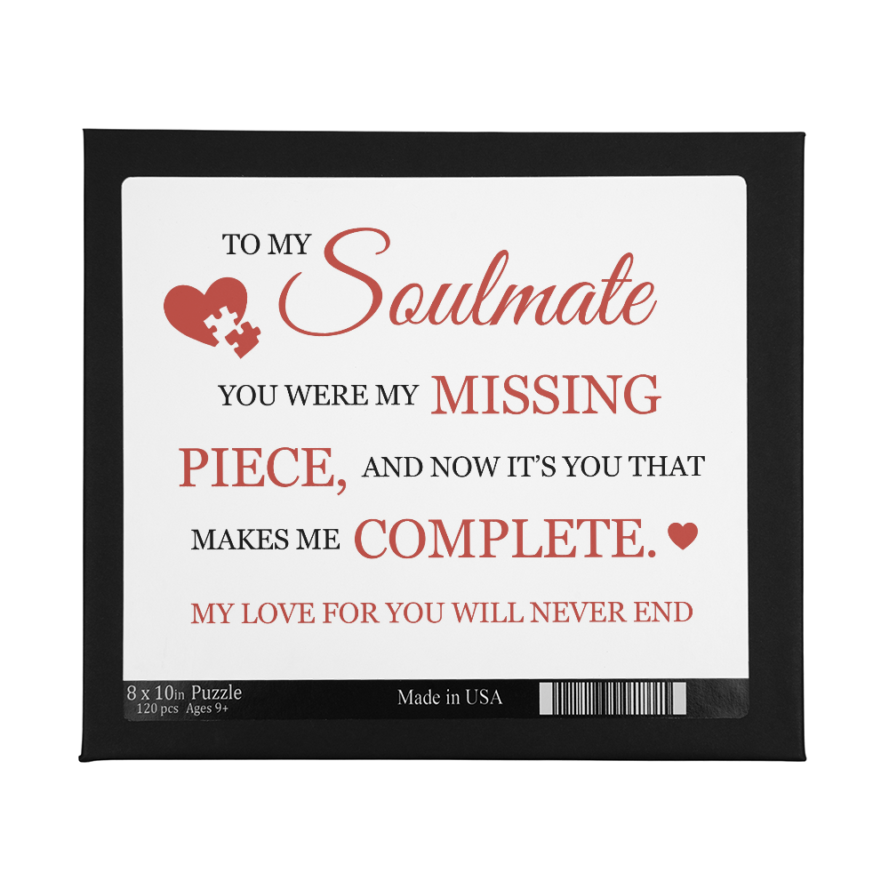 Puzzle 8" x 10" (Small) - To My Soulmate