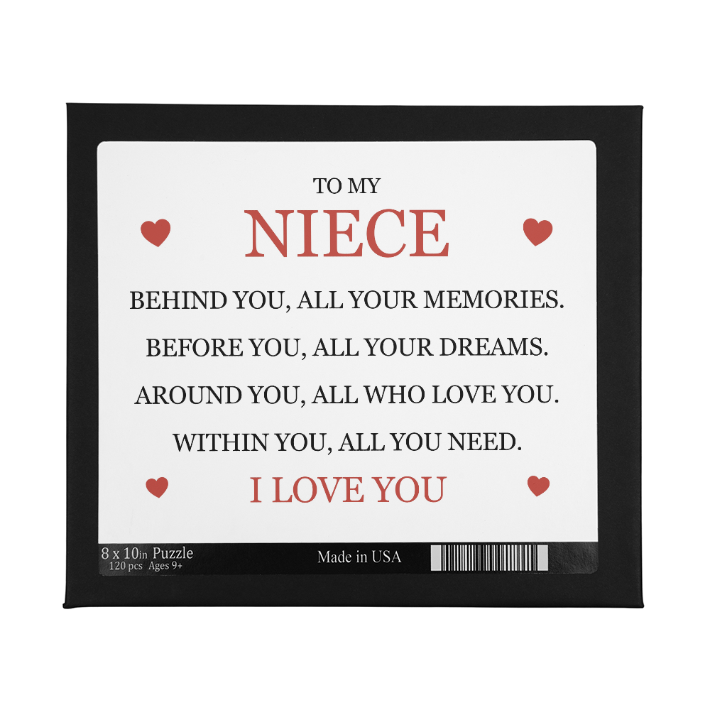 Puzzle 8" x 10" (Small) - To My Niece "I Love You"