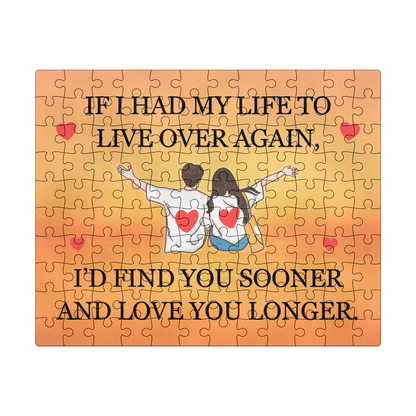 Jigsaw Puzzle 8" x 10" - To My Love "Love You Longer"