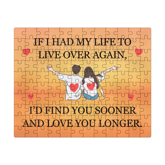 Jigsaw Puzzle 8" x 10" - To My Love "Love You Longer"