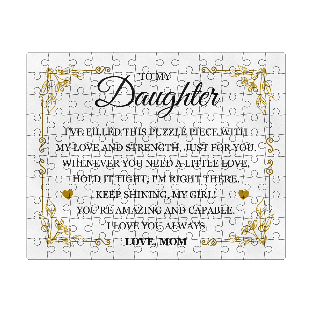 Puzzle 8" x 10" - To My Daughter