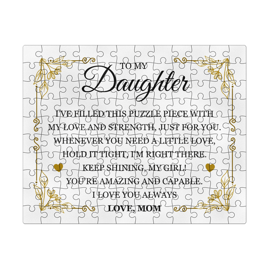 Puzzle 8" x 10" - To My Daughter