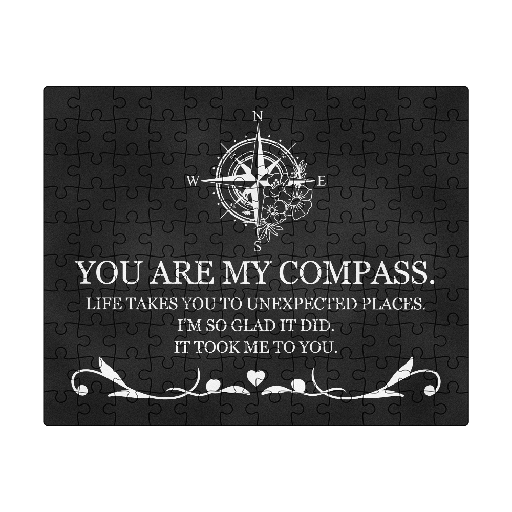 Jigsaw Puzzle 8" x 10" - To My Love "You Are My Compass"