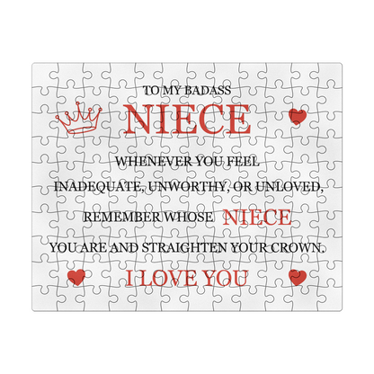 Puzzle 8" x 10" (Small) - To My Niece "I Love You"