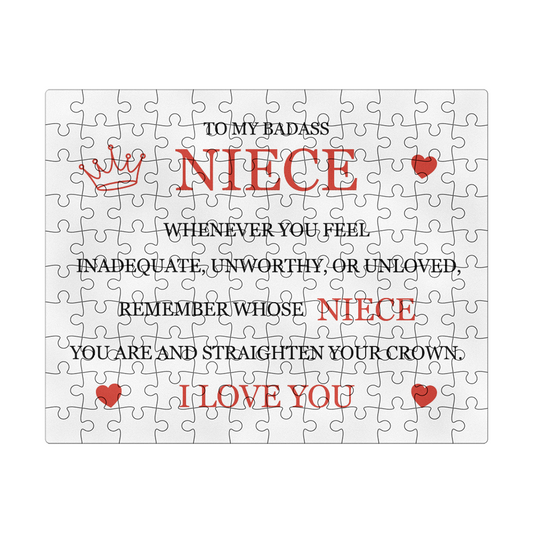 Puzzle 8" x 10" (Small) - To My Niece "I Love You"