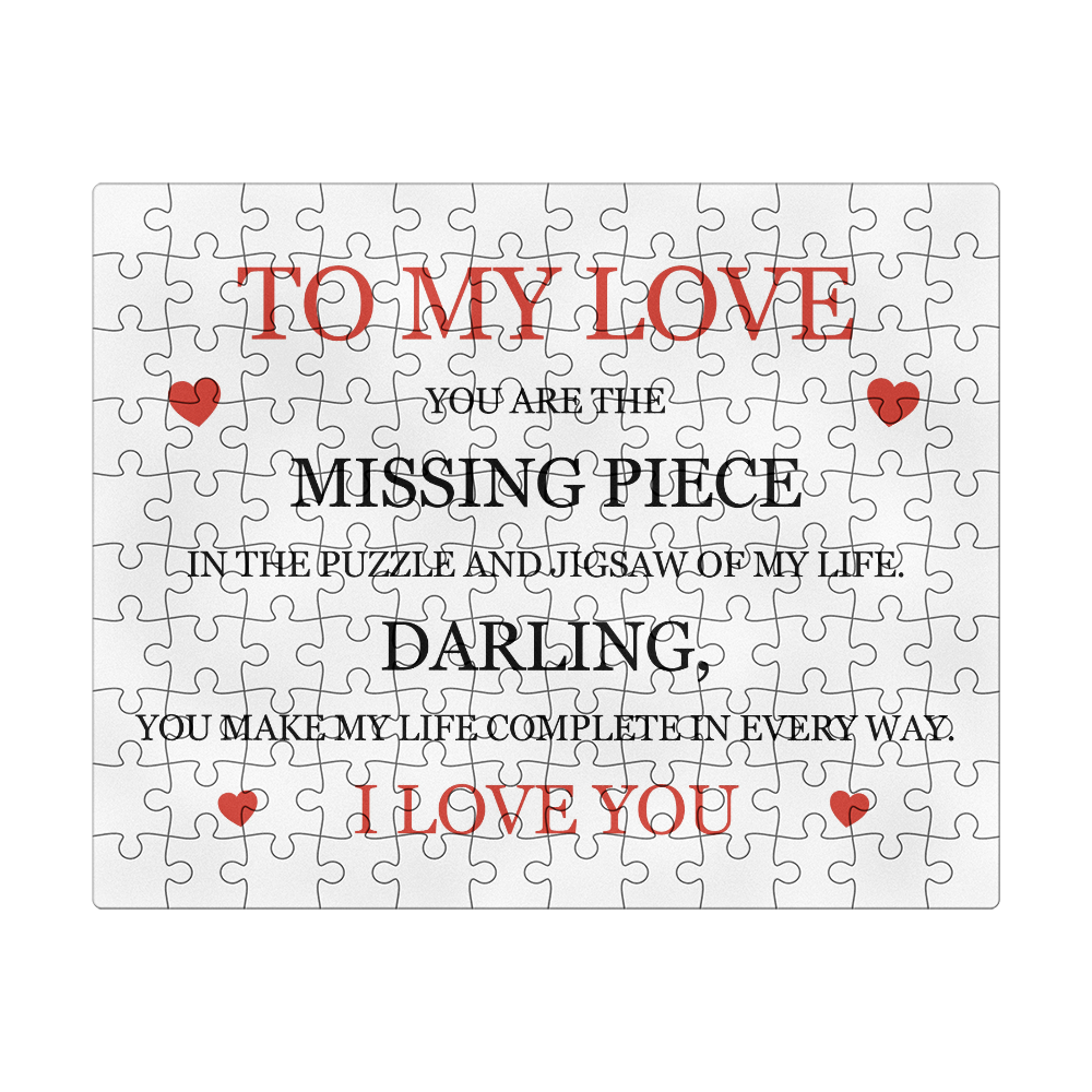 Puzzle 8" x 10" (Small) - To My Love Wife