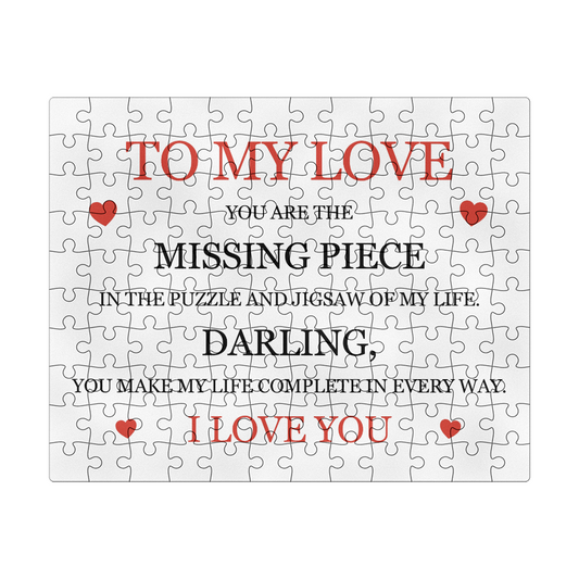Puzzle 8" x 10" (Small) - To My Love Wife