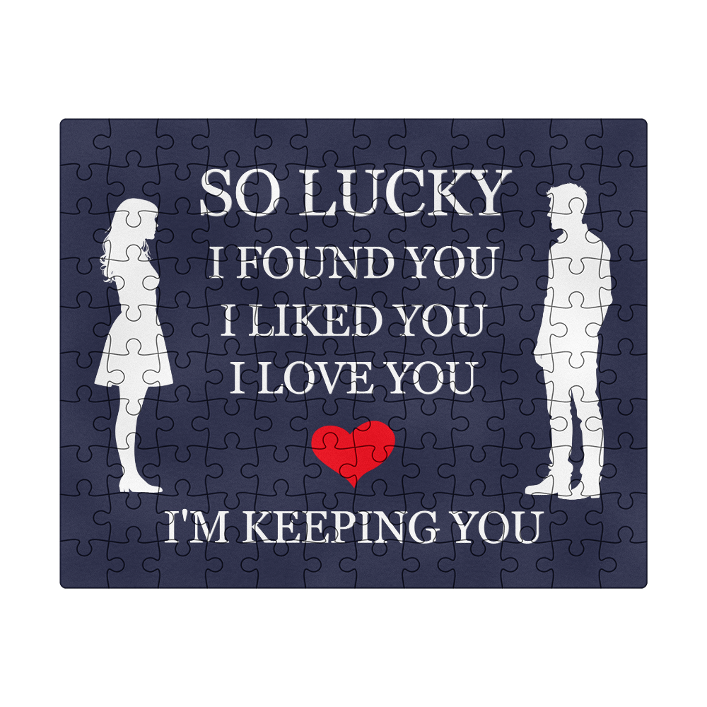 Jigsaw Puzzle 8" x 10" - To My Love "I'm Keeping You"