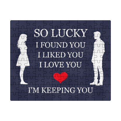 Jigsaw Puzzle 8" x 10" - To My Love "I'm Keeping You"