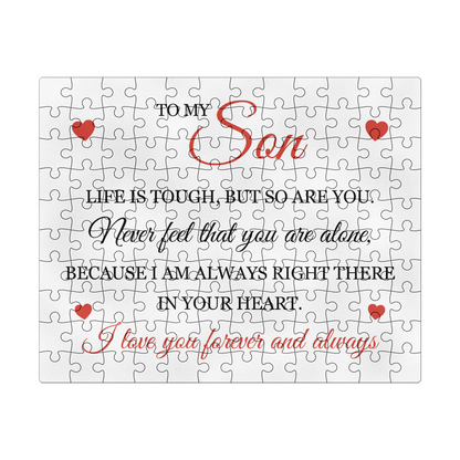 Puzzle 8" x 10" (Small) - To My Son