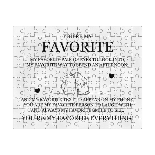 Puzzle 8" x 10" (Small) - You're My Favorite