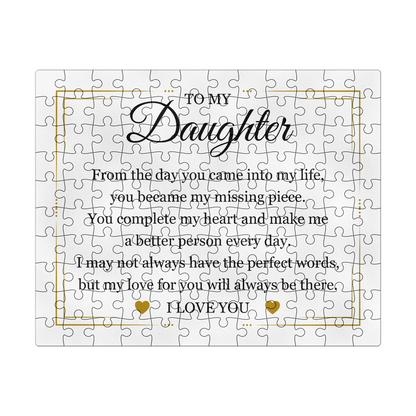 Puzzle 8" x 10" - To My Daughter