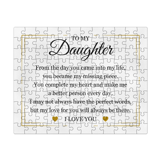 Puzzle 8" x 10" - To My Daughter