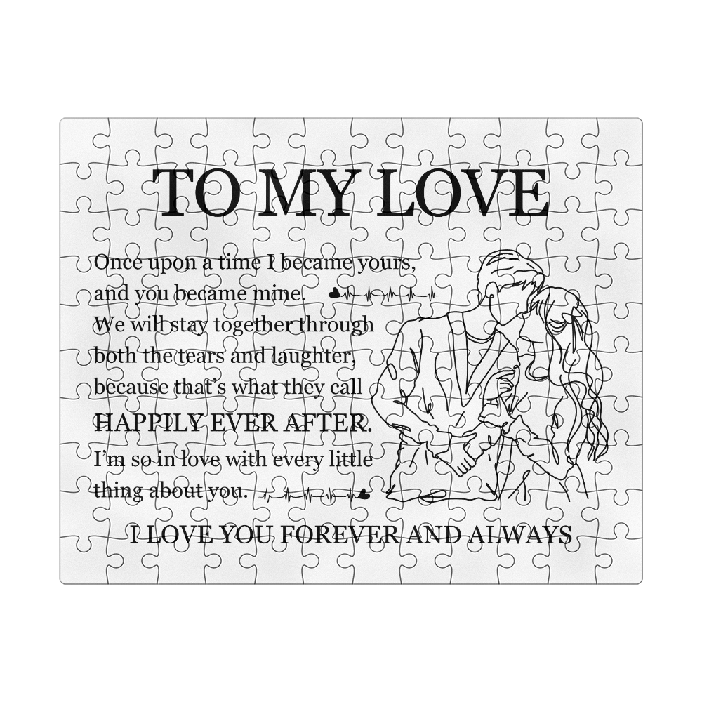 Puzzle 8" x 10" (Small) - To My Love Wife