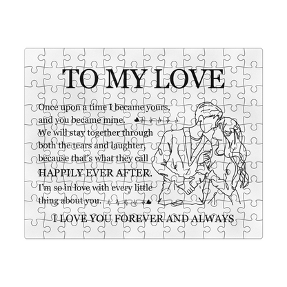 Puzzle 8" x 10" (Small) - To My Love Wife