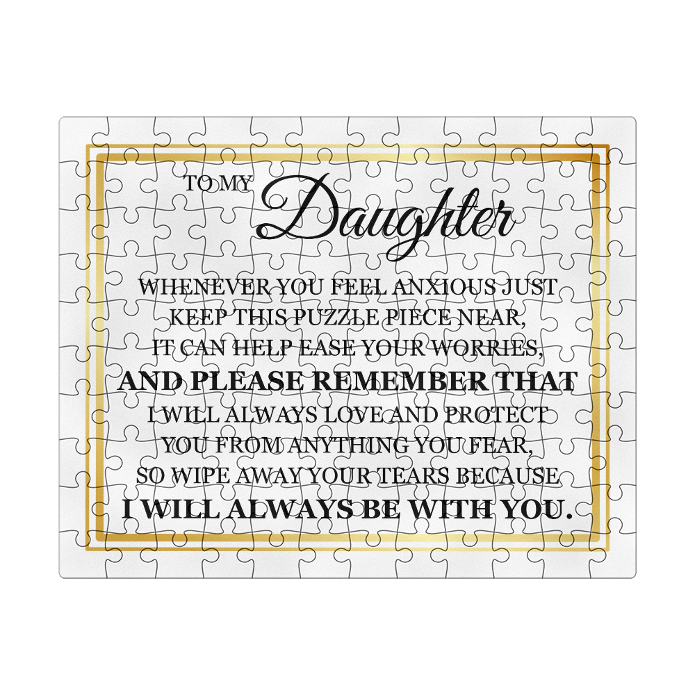 Puzzle 8" x 10" (Small) - To My Daughter