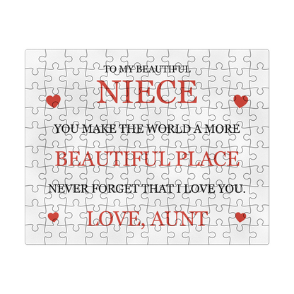 Puzzle 8" x 10" (Small) - To My Niece "Beautiful Place"