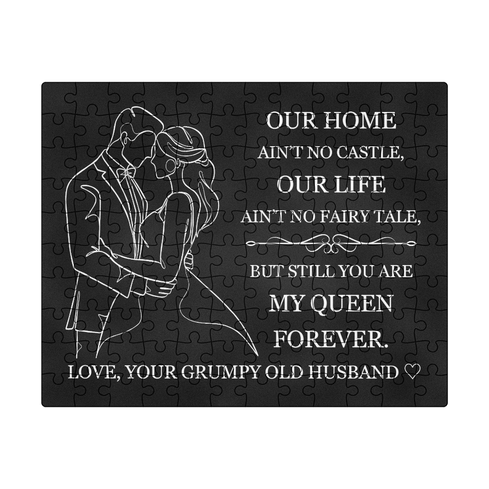 Jigsaw Puzzle 8" x 10" - "My Queen Forever"