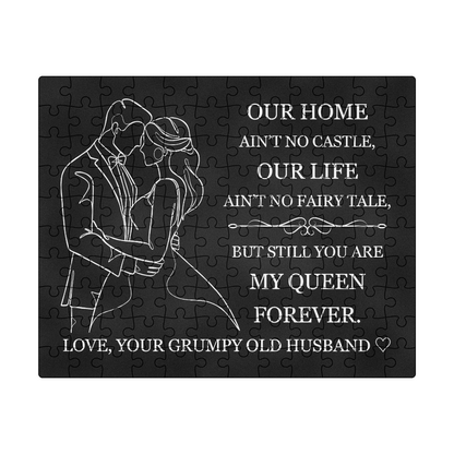 Jigsaw Puzzle 8" x 10" - "My Queen Forever"