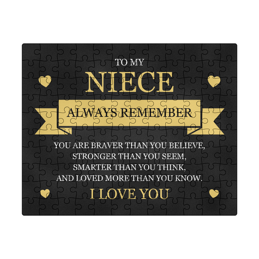 Puzzle 8" x 10" (Small) - To My Niece "Always Remember"