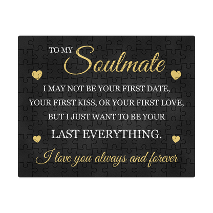 Jigsaw Puzzle 8" x 10" - To My Soulmate "I Love You Always and Forever"