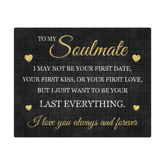 Jigsaw Puzzle 8" x 10" - To My Soulmate "I Love You Always and Forever"