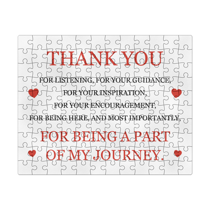 Jigsaw Puzzle 8" x 10" - To My Love "Thank You"