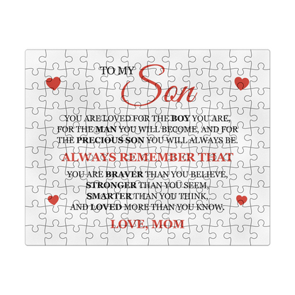 Puzzle 8" x 10" (Small) - To My Son