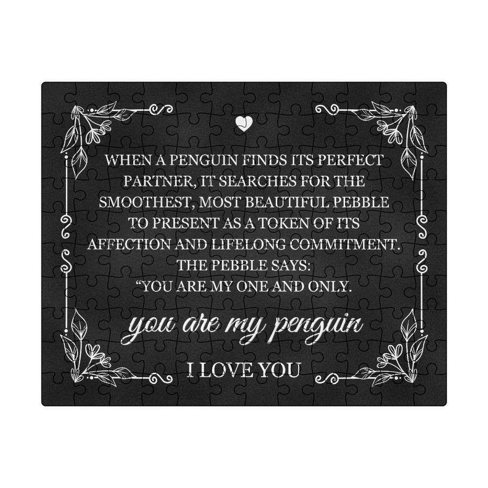 Jigsaw Puzzle 8" x 10" - To My Wife "You Are My One and Only"