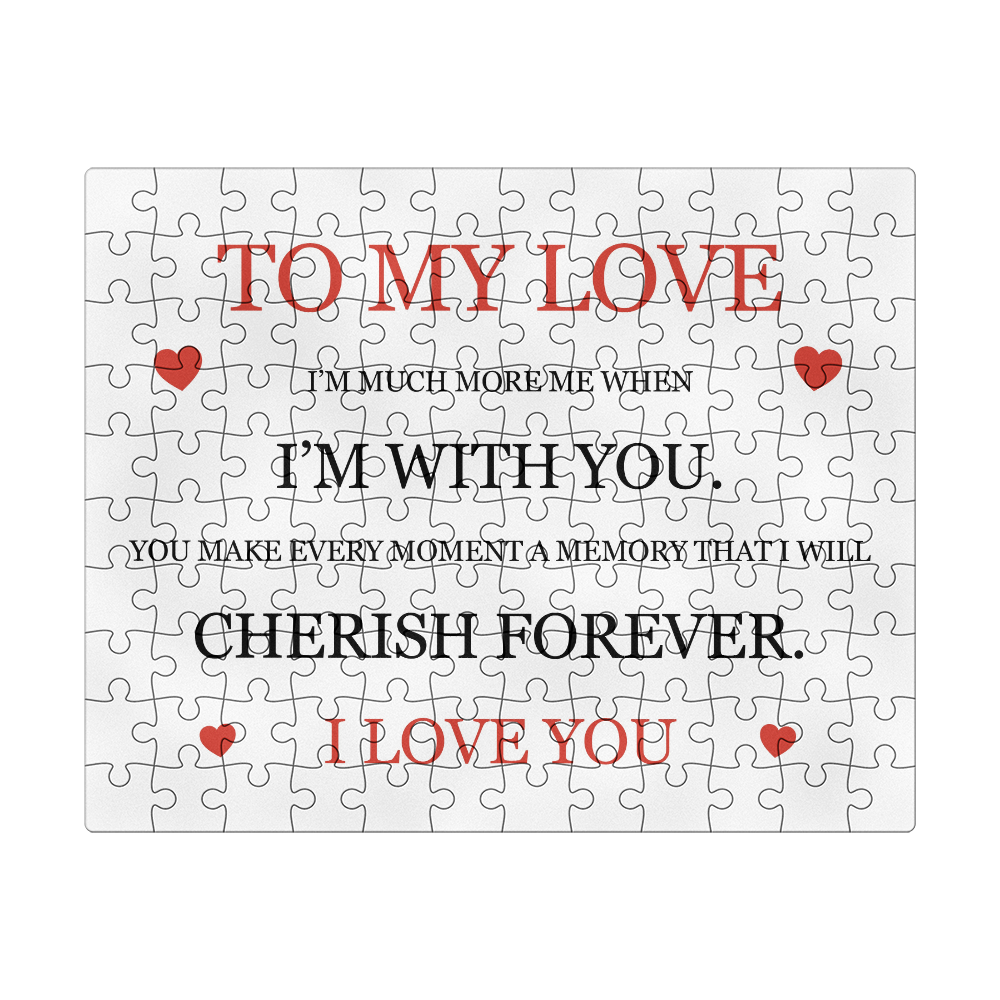 Puzzle 8" x 10" (Small) - To My Wife