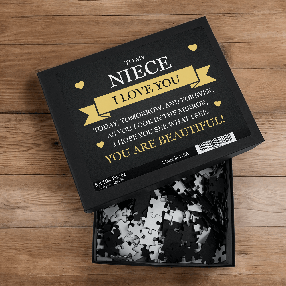 Puzzle 8" x 10" (Small) - To My Niece "You Are Beautiful!"