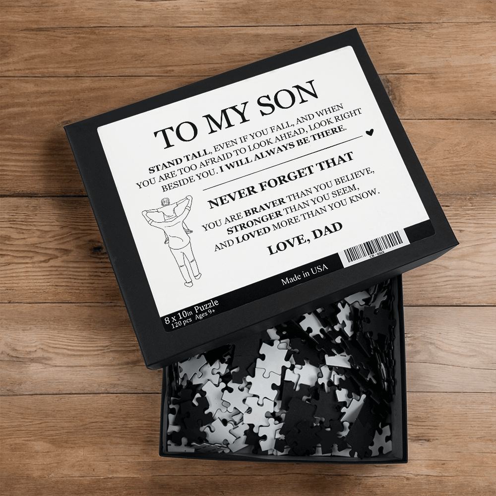 Puzzle 8" x 10" (Small) - To My Son