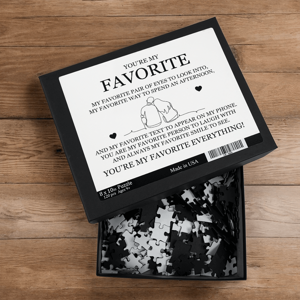 Puzzle 8" x 10" (Small) - You're My Favorite