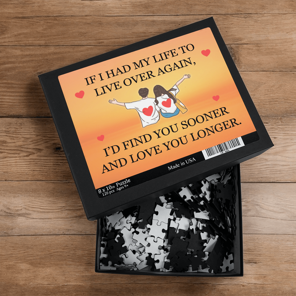 Jigsaw Puzzle 8" x 10" - To My Love "Love You Longer"