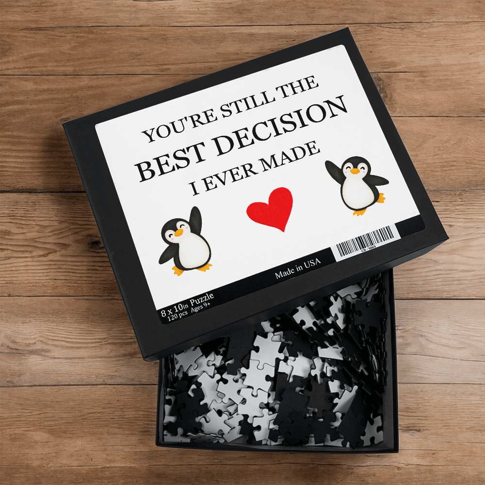 Puzzle 8" x 10" (Small) - To My Wife (Best Decision)