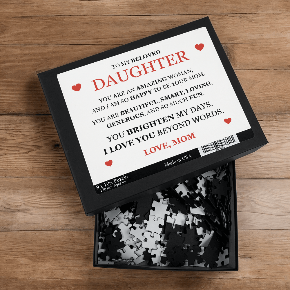 Puzzle 8" x 10" - To My Beloved Daughter