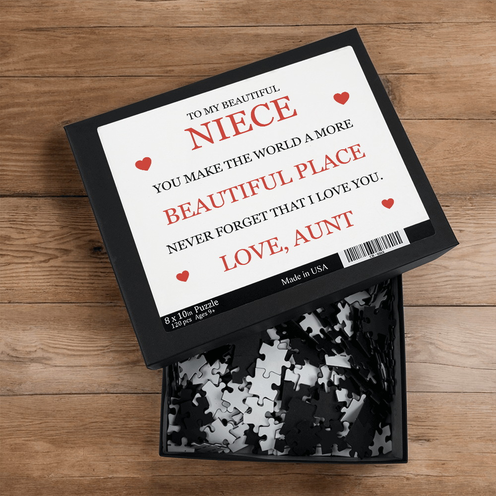 Puzzle 8" x 10" (Small) - To My Niece "Beautiful Place"