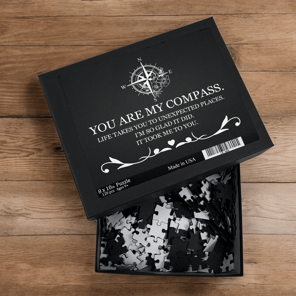 Jigsaw Puzzle 8" x 10" - To My Love "You Are My Compass"