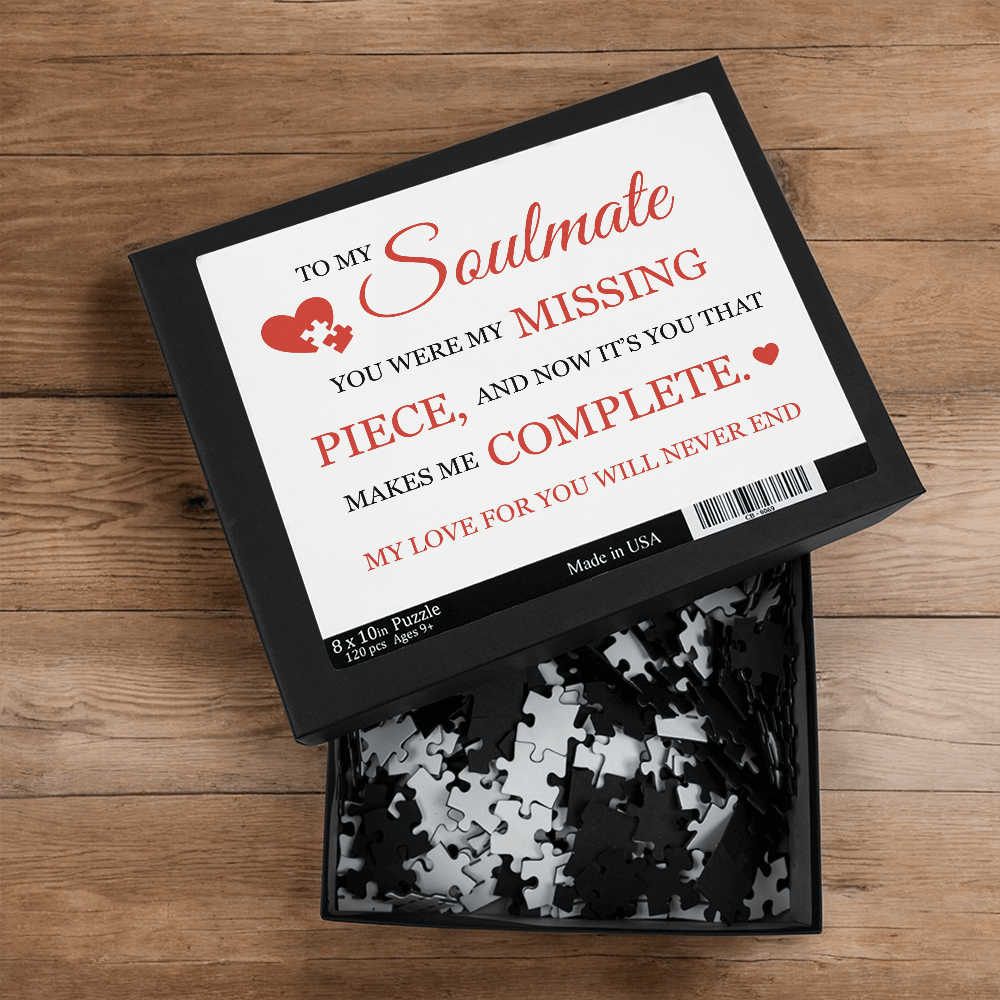 Puzzle 8" x 10" (Small) - To My Soulmate