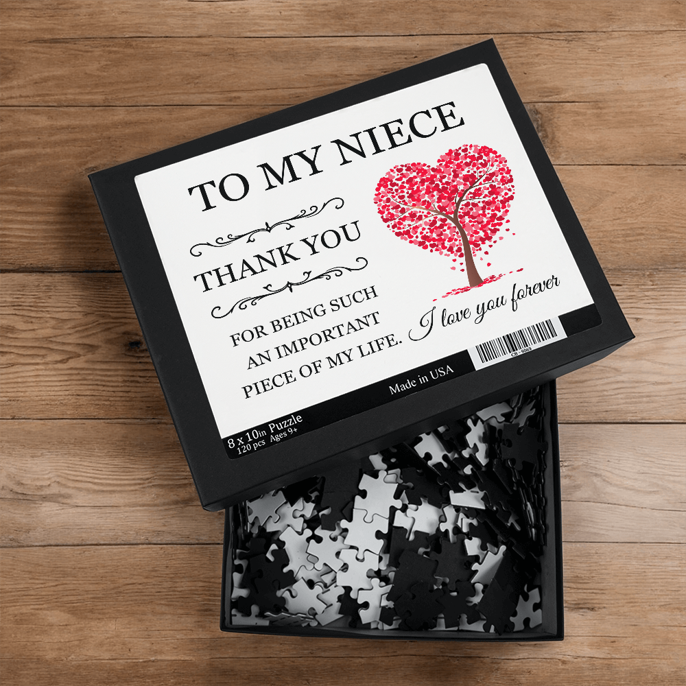Puzzle 8" x 10" (Small) - To My Niece "Thank You"