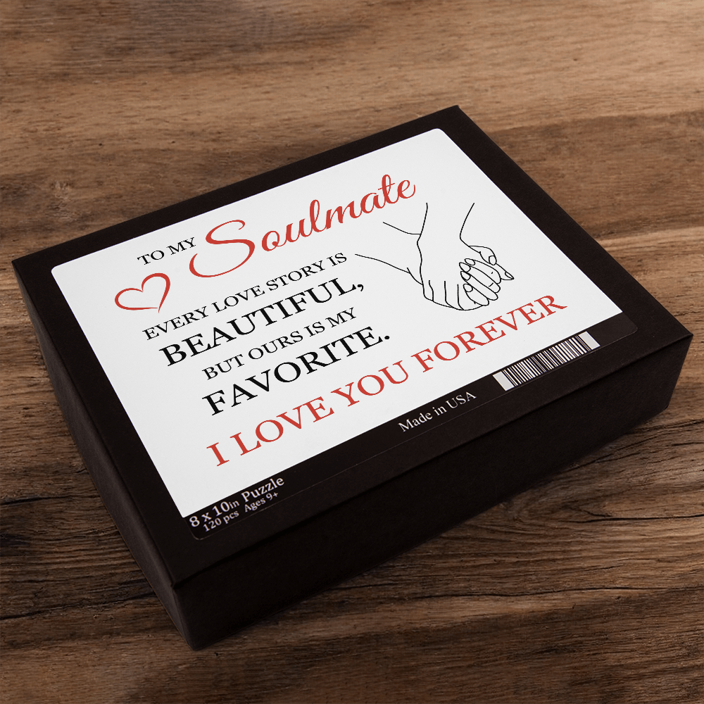 Puzzle 8" x 10" (Small) - To My Soulmate
