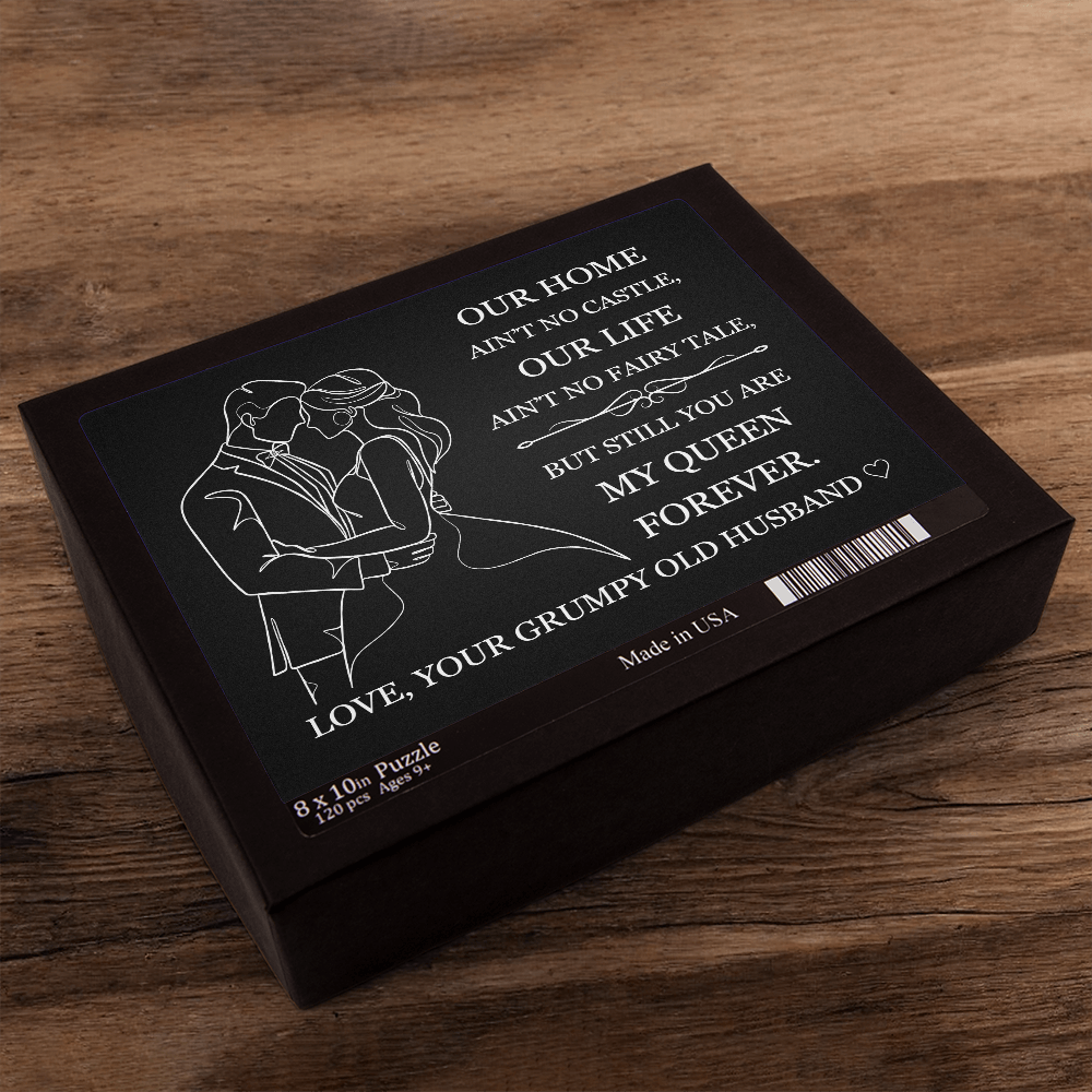 Jigsaw Puzzle 8" x 10" - "My Queen Forever"