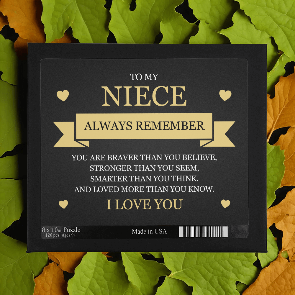 Puzzle 8" x 10" (Small) - To My Niece "Always Remember"