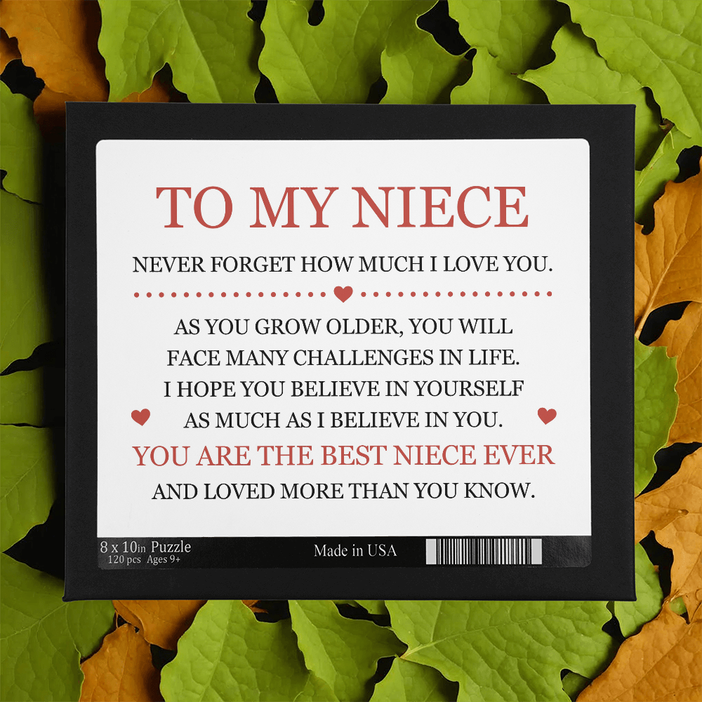 Puzzle 8" x 10" (Small) - To My Niece "You Are The Best Niece Ever"