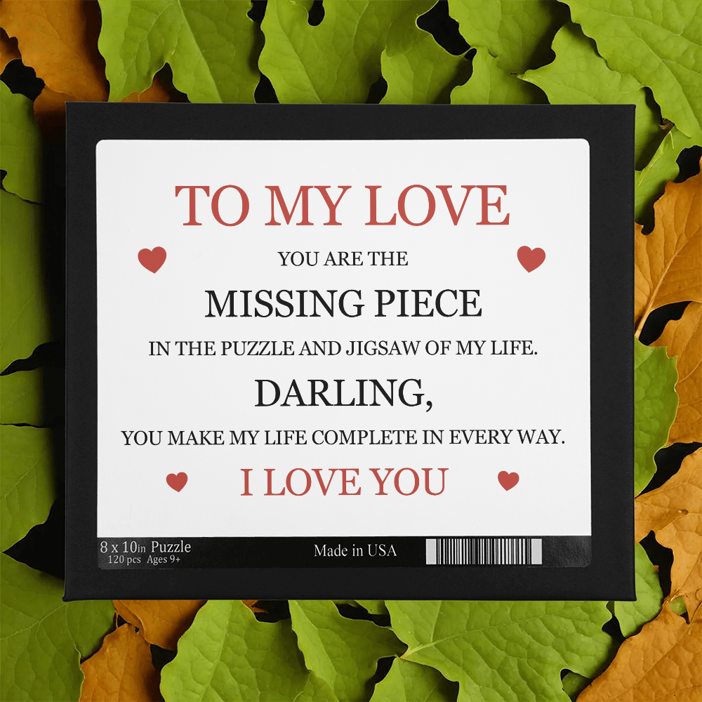 Puzzle 8" x 10" (Small) - To My Love Wife